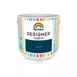 Beckers 2,5L ADMIRAL Designer Colour farba lateksowa mat-owa do ścian sufitów