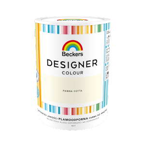 Beckers 5L PANNA COTTA Designer Colour farba lateksowa mat-owa do ścian sufitów
