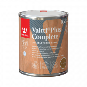 Tikkurila Lakierobejca 0,75L GOLDEN OAK złoty dąb Valtti Plus Complete szybkoschnąca impregnująca