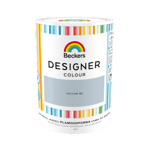 Beckers 5L FOLLOW ME Designer Colour farba lateksowa mat-owa do ścian sufitów