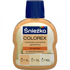Śnieżka Colorex Pigment 100ml brzoskwiniowy 20 barwnik do farby barwienia kolorowania