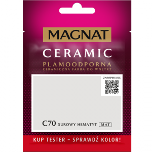 MAGNAT Ceramic TESTER C70 Surowy Hematyt ceramik ceramiczna farba do wnętrz plamoodporna
