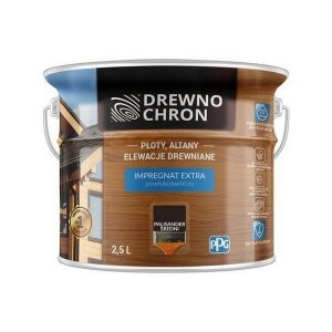 Drewnochron PALISANDER ŚREDNI 2,5L Impregnat Extra do drewna powłokotwórczy płotów altan elewacji