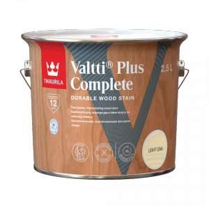 Tikkurila Lakierobejca 2,5L LIGHT OAK jasny dąb Valtti Plus Complete szybkoschnąca impregnująca