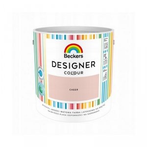 Beckers 2,5L CHEER Designer Colour farba lateksowa mat-owa do ścian sufitów