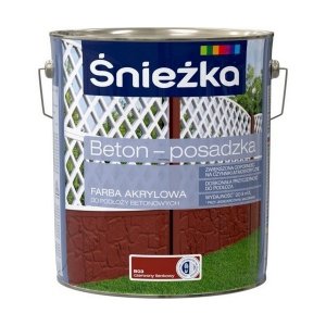 Śnieżka Beton Posadzka CZERWONY TLENKOWY B03 10L farba do betonu akrylowa wodna szybkoschnąca