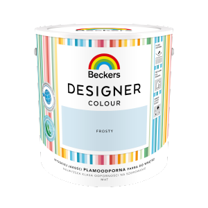 Beckers 2,5L FROSTY Designer Colour farba lateksowa mat-owa do ścian sufitów
