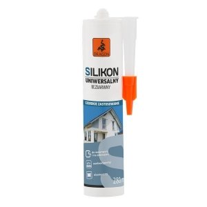 Silikon Uniwersalny Uszczelniacz 280ml BEZBARWNY Dragon