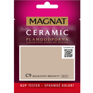 MAGNAT Ceramic TESTER C9 Delikatny Bronzyt ceramik ceramiczna farba do wnętrz plamoodporna