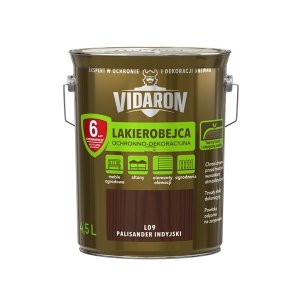 Vidaron Lakierobejca 4,5L L09 Palisander Indyjski do drewna ochronno-dekoracyjna połysk
