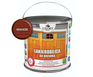 Colorit Lakierobejca Drewna 5L MAHOŃ szybkoschnąca satynowa farba do