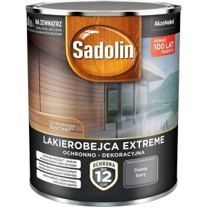 Sadolin Extreme lakierobejca 0,7L SZARY CIEMNY drewna