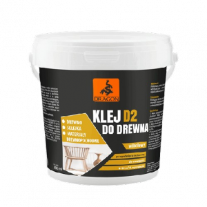Klej Wikol Drewna D2 Papier Płyt Sklejek 800ml BEZBARWNY Stolarski 0,8L Dragon