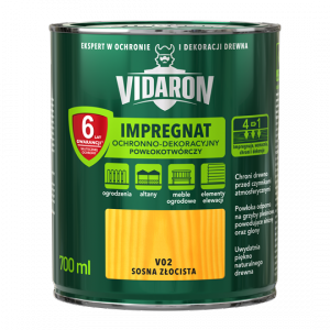 Vidaron Impregnat 0,7L V02 Sosna Złocista do drewna powłokotwórczy