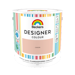 Beckers 2,5L CHEER Designer Colour farba lateksowa mat-owa do ścian sufitów