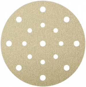 Krążek papier ścierny rzep 225mm 8otw. gr.40 do żyrafy KLINGSPOR PS 33 samoprzylepny