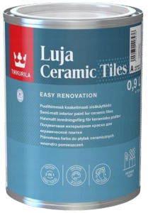 Tikkurila Farba Do Malowania Płytek 0,9L BIAŁA PÓŁMAT Luja Ceramic Tiles