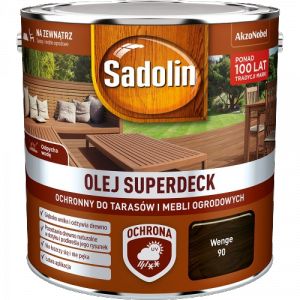 Sadolin Superdeck olej 2,5L WENGE 90 do drewna tarasów mebli ogrodowych mat