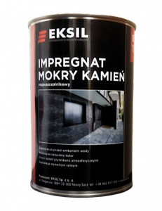 Impregnat do kamienia Mokry Kamień 1L rozpuszczalnikowy efekt mokrego kamienia EI 11 Eksil