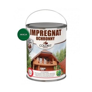 Colorit Impregnat Szybkoschnący 4,5L AKACJA do drewna Ochronny wodny płotów altanek