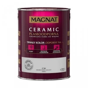 MAGNAT Ceramic 5L C30 Srebrzysty Granit ceramik ceramiczna farba do wnętrz plamoodporna