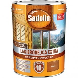 Sadolin Extra lakierobejca 5L MAHOŃ 7 drewna