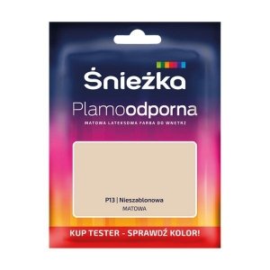 Śnieżka Plamoodporna TESTER P13 NIESZABLONOWA matowa farba lateksowa
