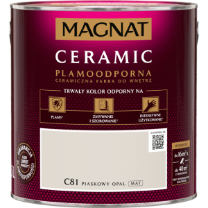 MAGNAT Ceramic 2,5L C81 Piaskowy Opal ceramik ceramiczna farba do wnętrz plamoodporna