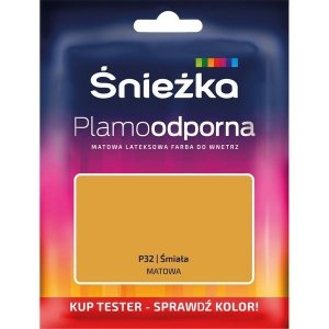 Śnieżka Plamoodporna TESTER P32 ŚMIAŁA matowa farba lateksowa