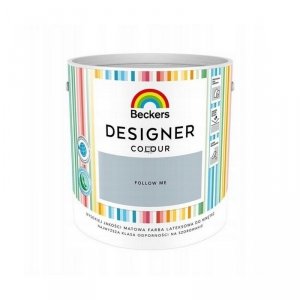 Beckers 2,5L FOLLOW ME Designer Colour farba lateksowa mat-owa do ścian sufitów