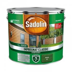 Sadolin Classic impregnat 9L AKACJA 52 do drewna clasic Hybrydowy płotów altanek fasad