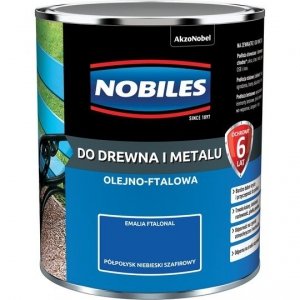 Nobiles olejna 0,7L NIEBIESKI SZAFIROWY farba Ftalonal emalia