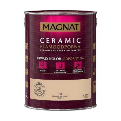 MAGNAT Ceramic 5L C8 Spokojny Agat ceramik ceramiczna farba do wnętrz plamoodporna
