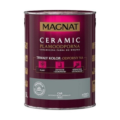 MAGNAT Ceramic 5L C68 Intensywny Sodalit ceramik ceramiczna farba do wnętrz plamoodporna