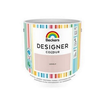 Beckers 2,5L LOVELY Designer Colour farba lateksowa mat-owa do ścian sufitów