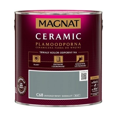 MAGNAT Ceramic 2,5L C68 Intensywny Sodalit ceramik ceramiczna farba do wnętrz plamoodporna