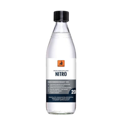 Rozcieńczalnik Nitro do nitrocelulozowych 0,5L Dragon rozpuszczalnik  do farb lakierów