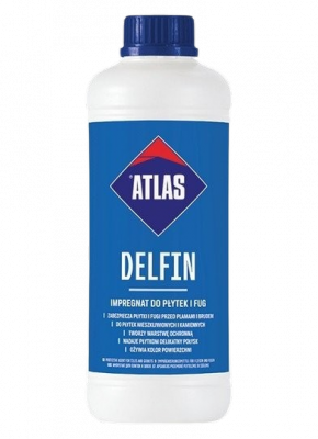 Atlas Delfin impregnat Bezbarwny do płytek fug 1kg 1L ożywia kolor odporny ochronny