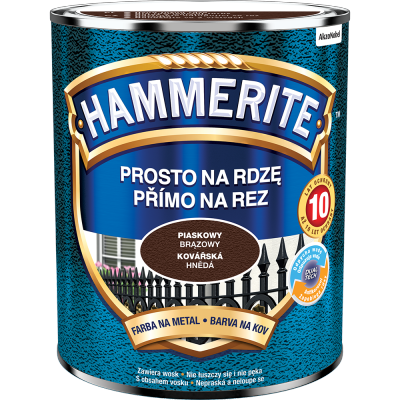 Hammerite Na Rdzę 0,7L BRĄZ-OWY PIASKOWY hamerite farba szybkoschnąca antykorozyjna gruntoemalia