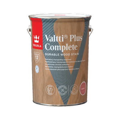 Tikkurila Lakierobejca 5L CHERRY wiśnia Valtti Plus Complete szybkoschnąca impregnująca