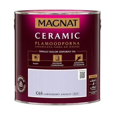 MAGNAT Ceramic 2,5L C65 Lawendowy Angelit ceramik ceramiczna farba do wnętrz plamoodporna