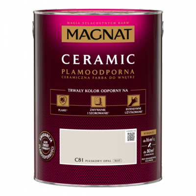 MAGNAT Ceramic 5L C81 Piaskowy Opal ceramik ceramiczna farba do wnętrz plamoodporna