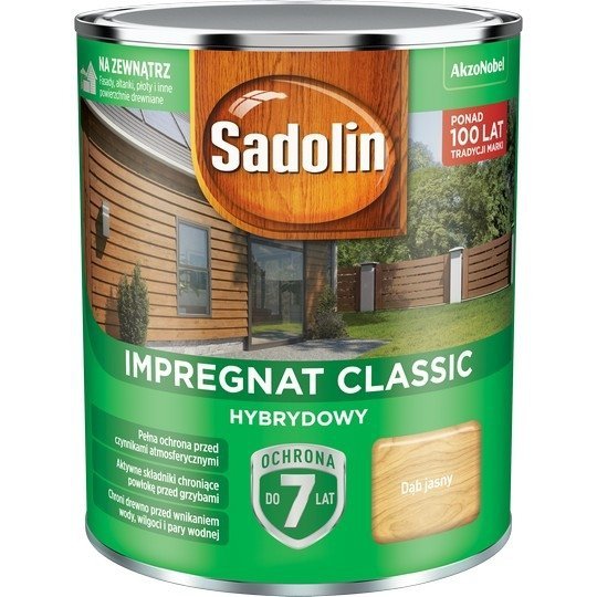 Sadolin Classic impregnat 0,75L DĄB JASNY 57 drewna clasic