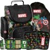 AVENGERS TORNISTER MARVEL SZKOLNY DLA CHŁOPAKA HALK THOR KOMPLET 3w1