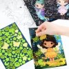 ŚWIECĄCA W CIEMNOŚCI WYDRAPYWANKA Z KOLOROWANKĄ MAGIC KIDEA KSIĘŻNICZKI