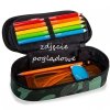 Modny Piórnik Cp Coolpack Szkolny Etui Młodzieżowy BADGES G BLACK Campus [B62056]