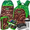 PLECAK COOLPACK CP ZESTAW 5w1 GRA PIKSELE GAME MINECRAFT DLA CHŁOPAKA