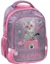 Plecak dla Dziewczyny do Szkoły Komplet Kot Kotek [PTG-260]
