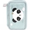 Panda Plecak na Kółkach z Misiem Dziewczęcy komplet [PP23PQ-671]