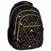 MŁODZIEŻOWY PLECAK BACKUP GEOMETRIC GOLD DZIEWCZĘCY SZKOLNY KOMPLET 4w1